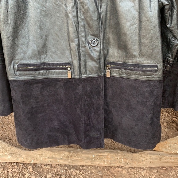 Vintage Leather/Suede Jacket - Picture 7 of 13